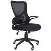 DREHSTUHL Stoff Schwarz - Schwarz, Kunststoff/Textil (54/99/61cm) - CLP