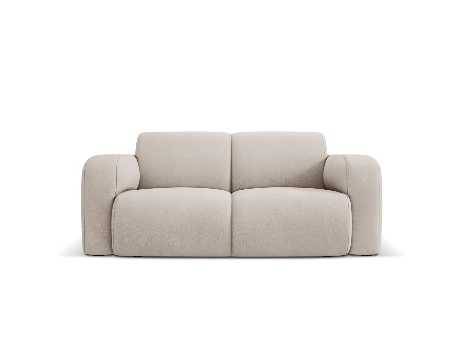 SOFA Molino aus strukturiertem Stoff beige 2 Sitzplätze - Beige, Textil (95/72/170cm) - Micadoni