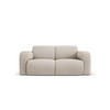SOFA Molino aus strukturiertem Stoff beige 2 Sitzplätze - Beige, Textil (95/72/170cm) - Micadoni