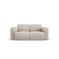 SOFA Molino aus strukturiertem Stoff beige 2 Sitzplätze - Beige, Textil (95/72/170cm) - Micadoni