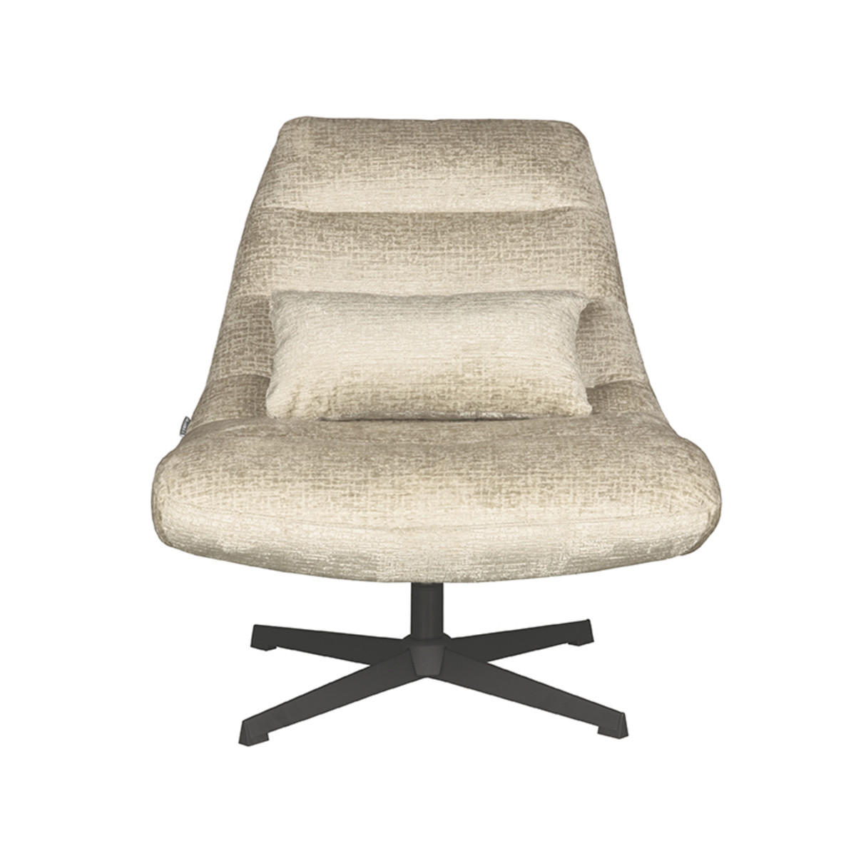 SESSEL Nox Beige 62/77/53 cm - Beige, Textil (77/53/62cm) - LABEL51