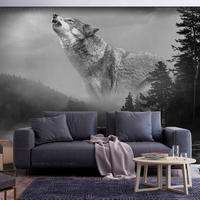 SELBSTKLEBENDE FOTOTAPETE 392/280 cm - Schwarz, Kunststoff/Textil (392/1cm) - KUNSTLOFT