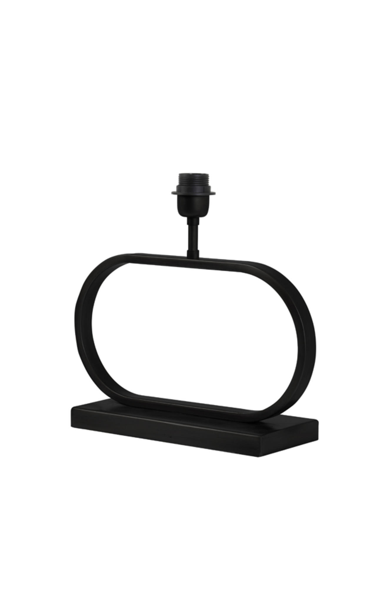 LAMPENFUSS Jamiro Schwarz 37/13/29 cm - Schwarz, Metall (37/13/29cm) - Light & Living