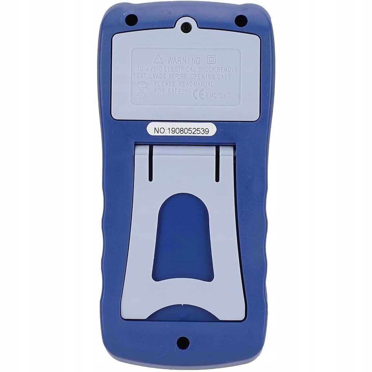 MULTIMETER A830L Digitales Multimeter, LCD, AC/DC V, DCA 10 A, Ω bis 2 MΩ, Diodentest, Durchgang, HFE, Hold, Beleuchtung, 9 V, 140 x 70 x 35 mm - Multicolor, Kunststoff/Metall (10/10/10cm)
