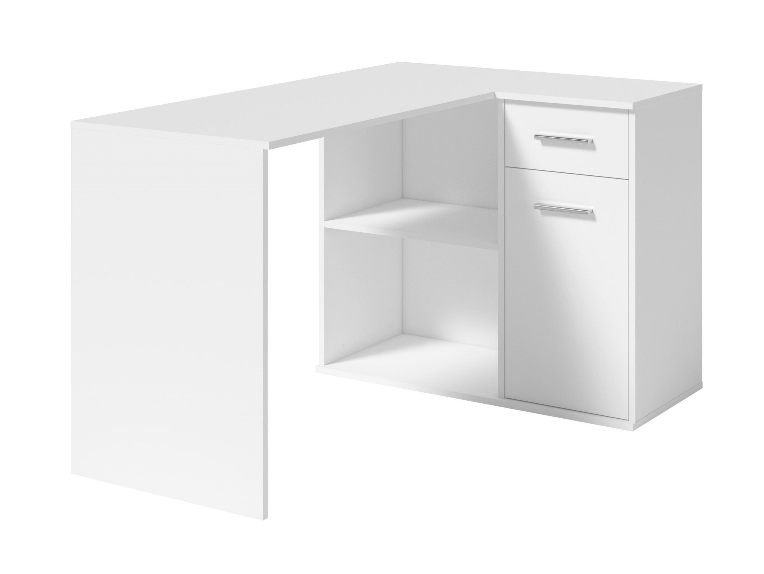 SCHREIBTISCH Weiß 130/93/77,6 - Weiß, Holzwerkstoff (78/130/93cm) - RAUMHIRSCH FURNITURE