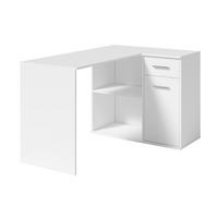 SCHREIBTISCH Weiß 130/93/77,6 - Weiß, Holzwerkstoff (78/130/93cm) - RAUMHIRSCH FURNITURE