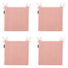 SITZKISSEN Neapel 40/40 cm 4er-Set - Pink, Textil (40/4/40cm) - Madison