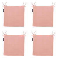 SITZKISSEN Neapel 40/40 cm 4er-Set - Pink, Textil (40/4/40cm) - Madison