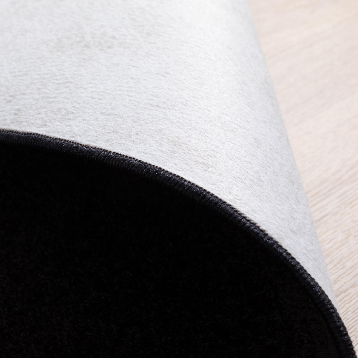 TEPPICH Ibiza 140/140 cm - Schwarz, Textil (140/140cm) - Steffensmeier