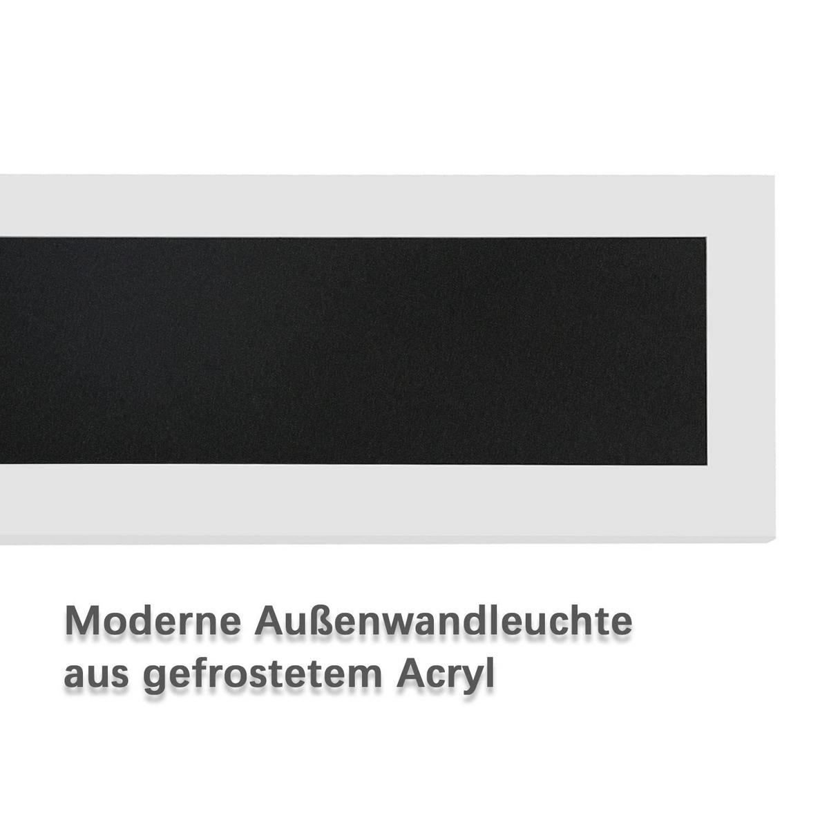 LED WANDLEUCHTE Lichtblick - Schwarz, Metall (8/4/100cm) - Nettlife