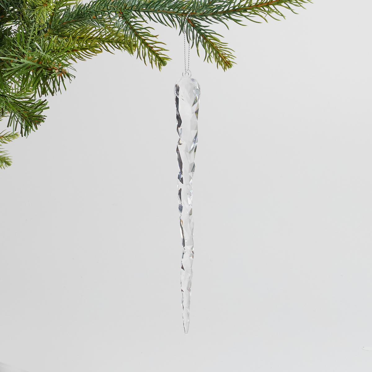 WEIHNACHTSDEKO Hängend NOZZLE, 23 x 2 cm, Transparent, Christbaumschmuck, Weihnachtsbaumdekoration, Christmas, Xmas - Transparent, Kunststoff (2/23/1.5cm) - home&you