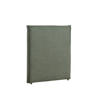 CABECERO INDIVIDUAL Louise Grün 107 cm x 120 cm - Grün, Textil (107/7cm) - Klast Home