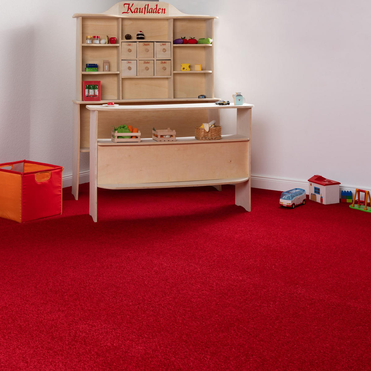 TEPPICHBODEN 400/500 cm Cambridge Young - Rot, Textil (500/400/1cm) - Steffensmeier