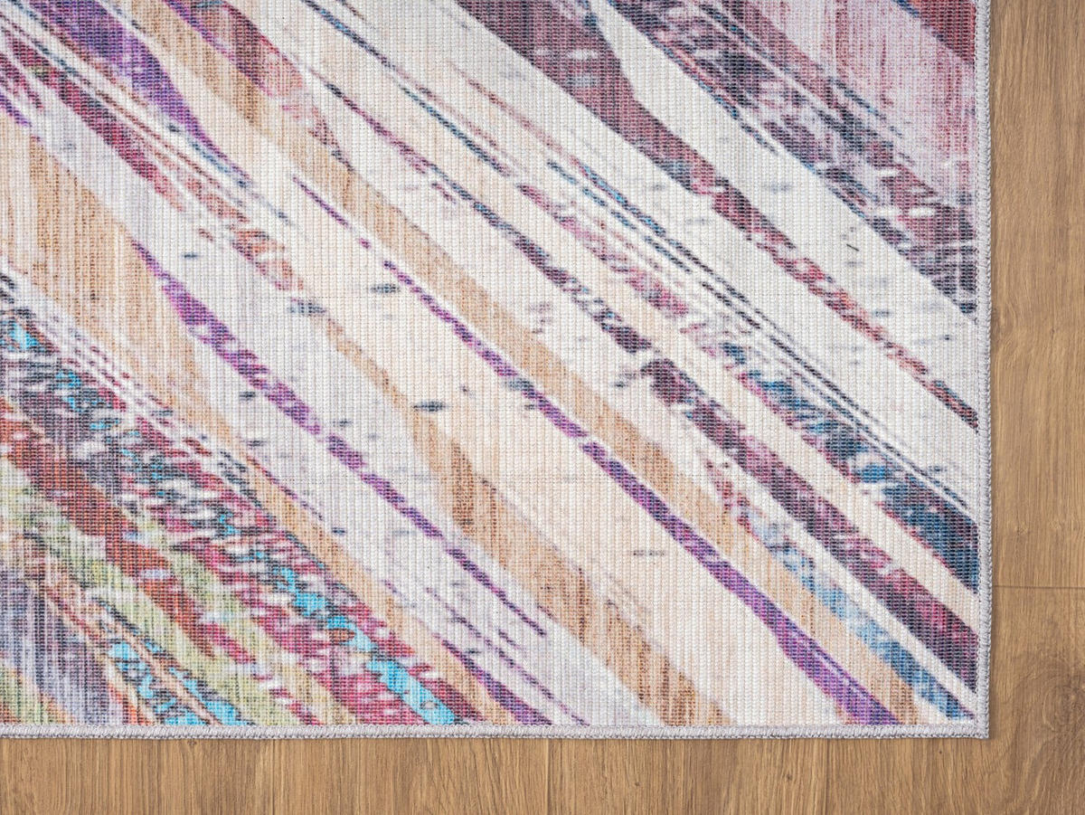 TEPPICH Mauri Bordeaux,Petrol,Mauve 160/230 cm - Bordeaux, Textil (160/230cm) - My-Rug