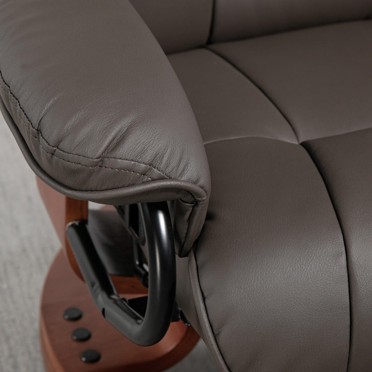 RELAXSESSEL DE-06303 mit Liegefunktion Braun - Braun, Holzwerkstoff (88/103/78cm) - ComfortXL