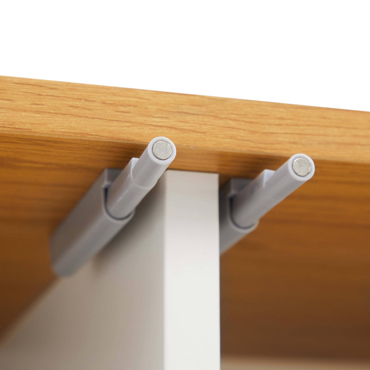 SIDEBOARD 140 cm, Ekru - Weiß, Holz (40/75/140cm) - Oviala