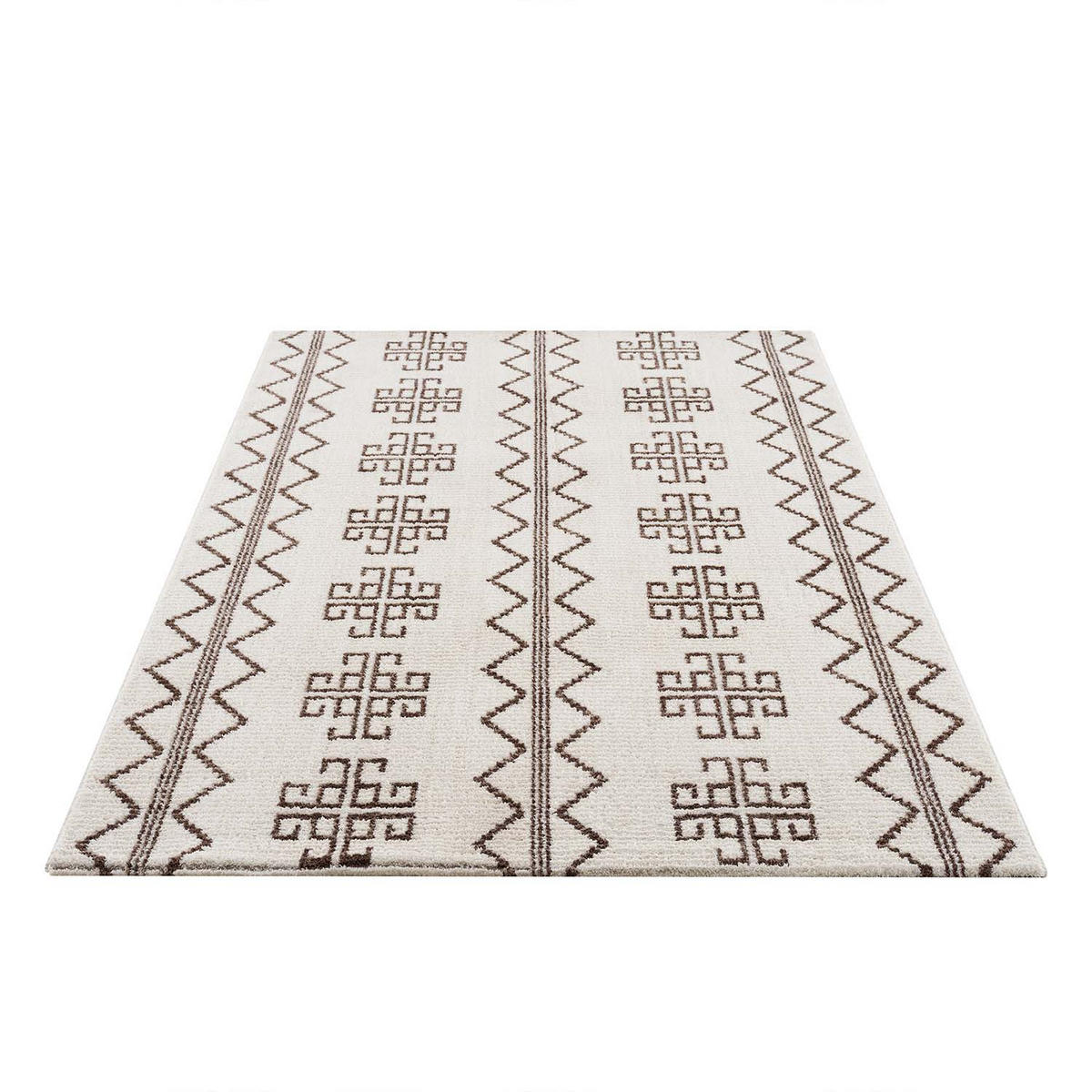 KURZFLOR-TEPPICH April 0608 Creme 160x230 cm - Creme, Textil (160/230cm) - carpet city