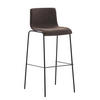 BARHOCKER Stoff Braun - Schwarz/Braun, Textil/Metall (43/100/48cm) - CLP