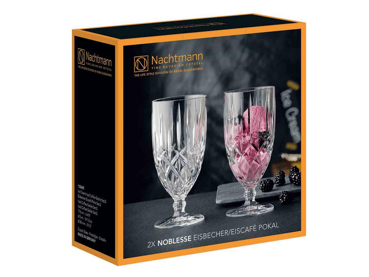 EISBECHER Noblesse transparent 410 ml 2er Set - Transparent, Glas (0.41L) - Nachtmann