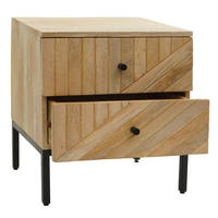 NACHTTISCH Beige - Beige, Holz (45/51/40cm) - MCW