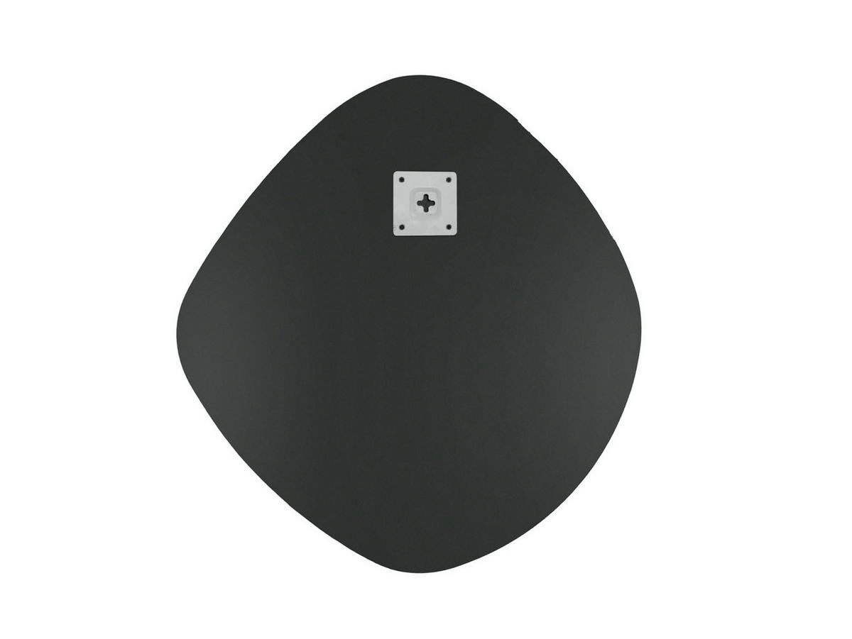 SPIEGEL Organic 40/40 cm - Grau, Glas (40/40/2cm) - Present Time