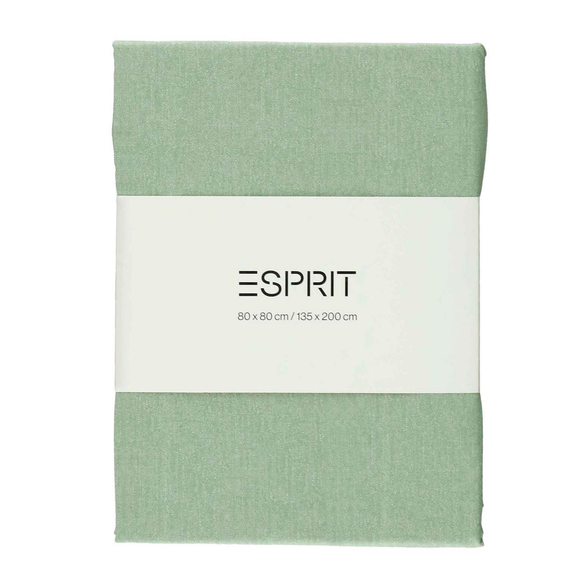 RENFORCE BETTWÄSCHE HARP 2er Set - Grün, Textil (135/200cm) - Esprit
