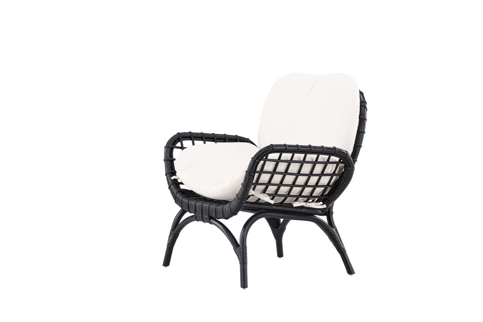 SESSEL schwarz - Schwarz, Holzwerkstoff (80/75/67cm) - ebuy24