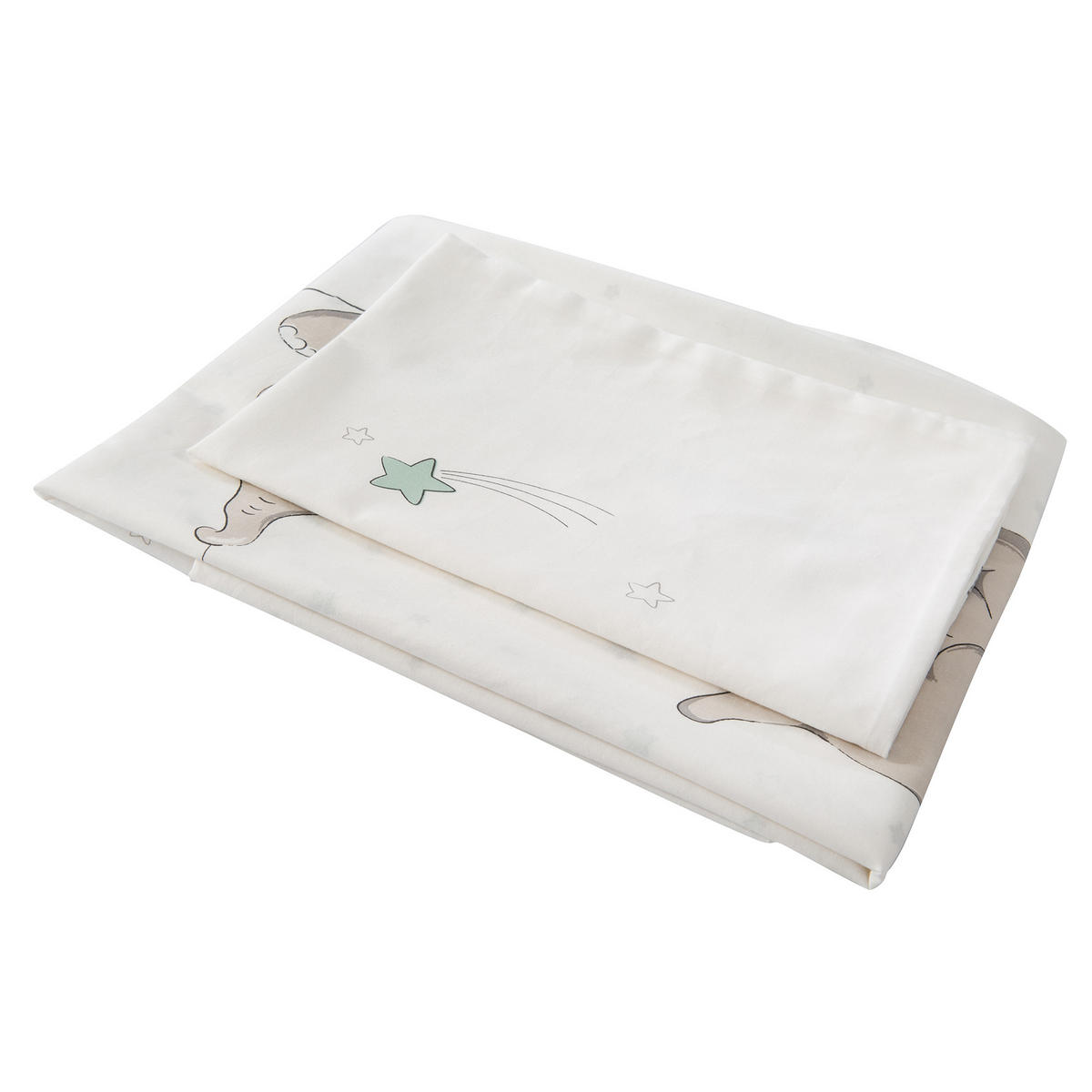 KINDERBETTWÄSCHE Sternenzauber 80 x 80 cm - Taupe, Textil (80/80cm) - Roba