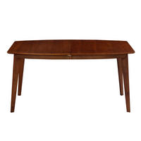 ESSTISCH Ausziehbar Skandinavisch Nussbaum L150-200 LEENA - Walnussfarben, Holz (200/90/75cm) - Miliboo