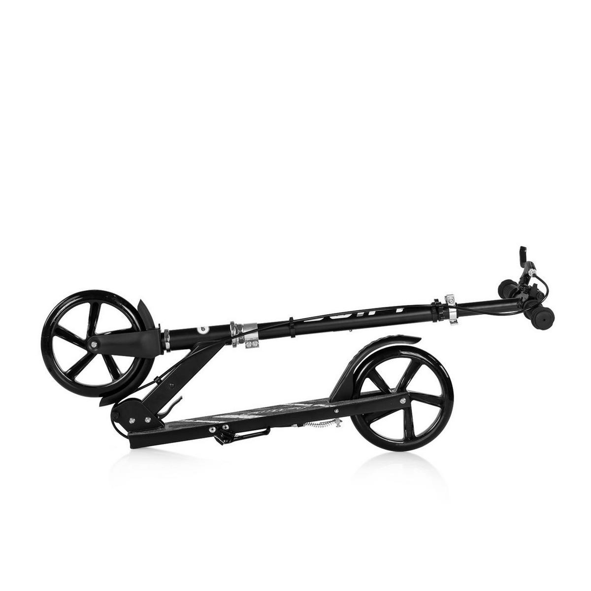 KINDERROLLER Swift klappbar weiß Anti-Rutsch-Griffe Hinterradbremse ABEC-7 - Weiß, Metall (82/38/90cm) - Chipolino