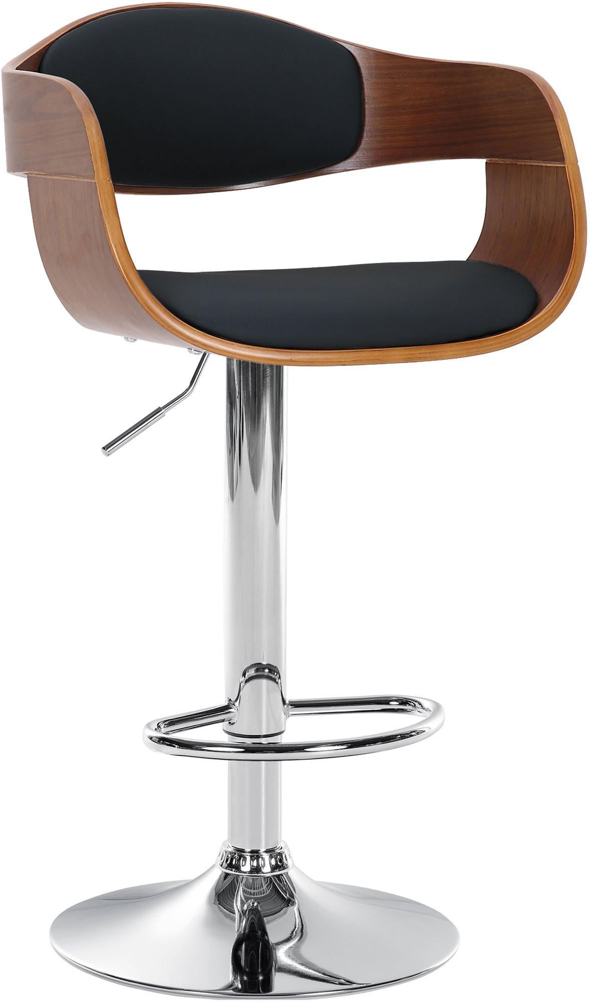Deluke Barhocker Schwarz 50x88x48 cm