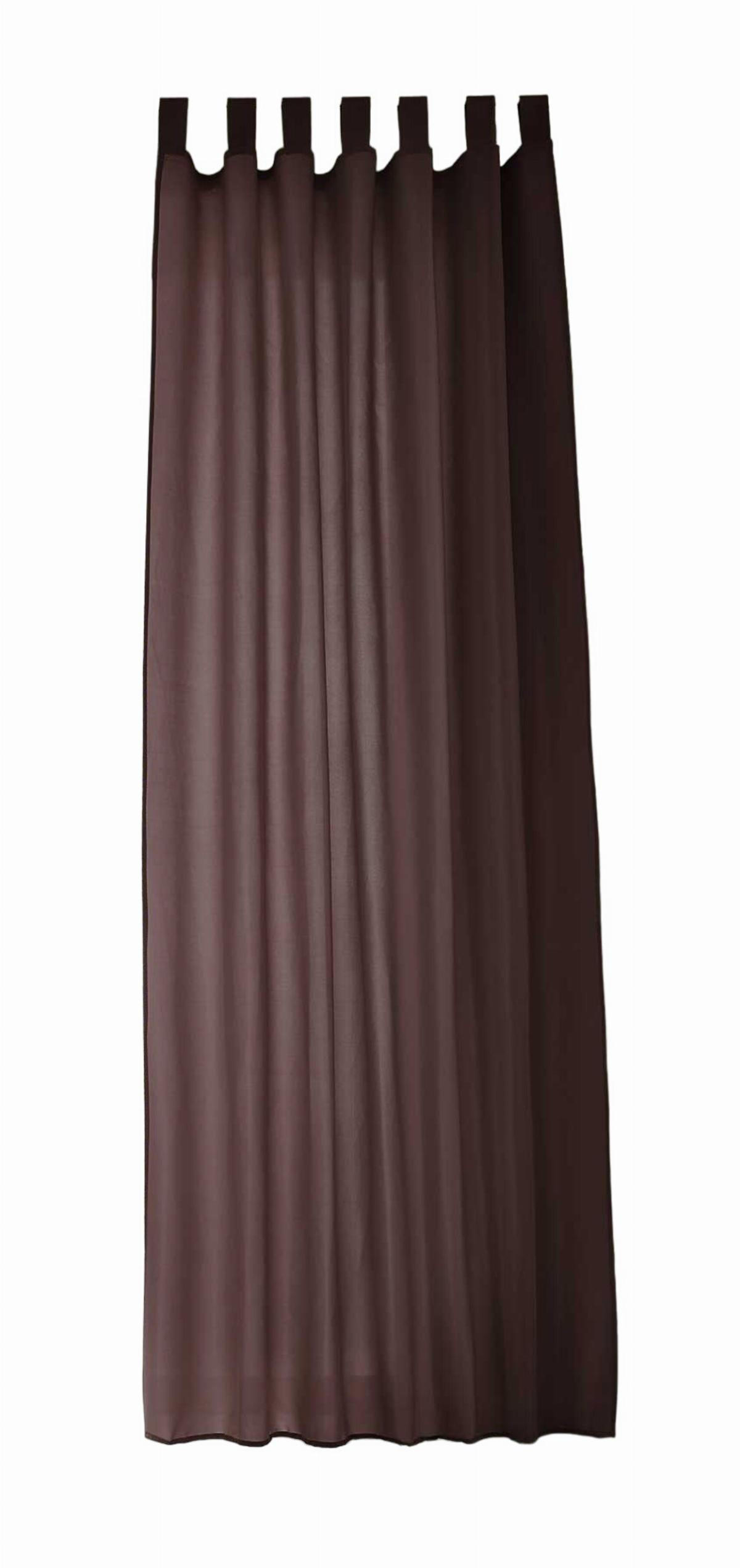 Gardinenbox Vorhang Braun 140x225 cm