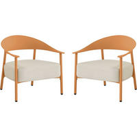 GARTENSESSEL céora Orange - Orange, Metall (73/76/69cm) - Habitat Garten