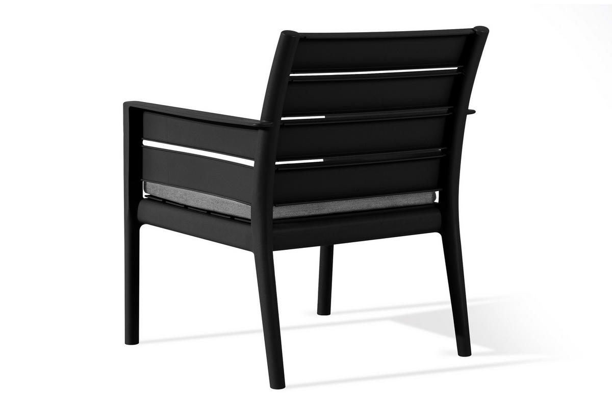 GARTENMÖBEL-SET MITTU 3-tlg, Anthrazit/Grau - Anthrazit/Grau, Kunststoff - KONSIMO®