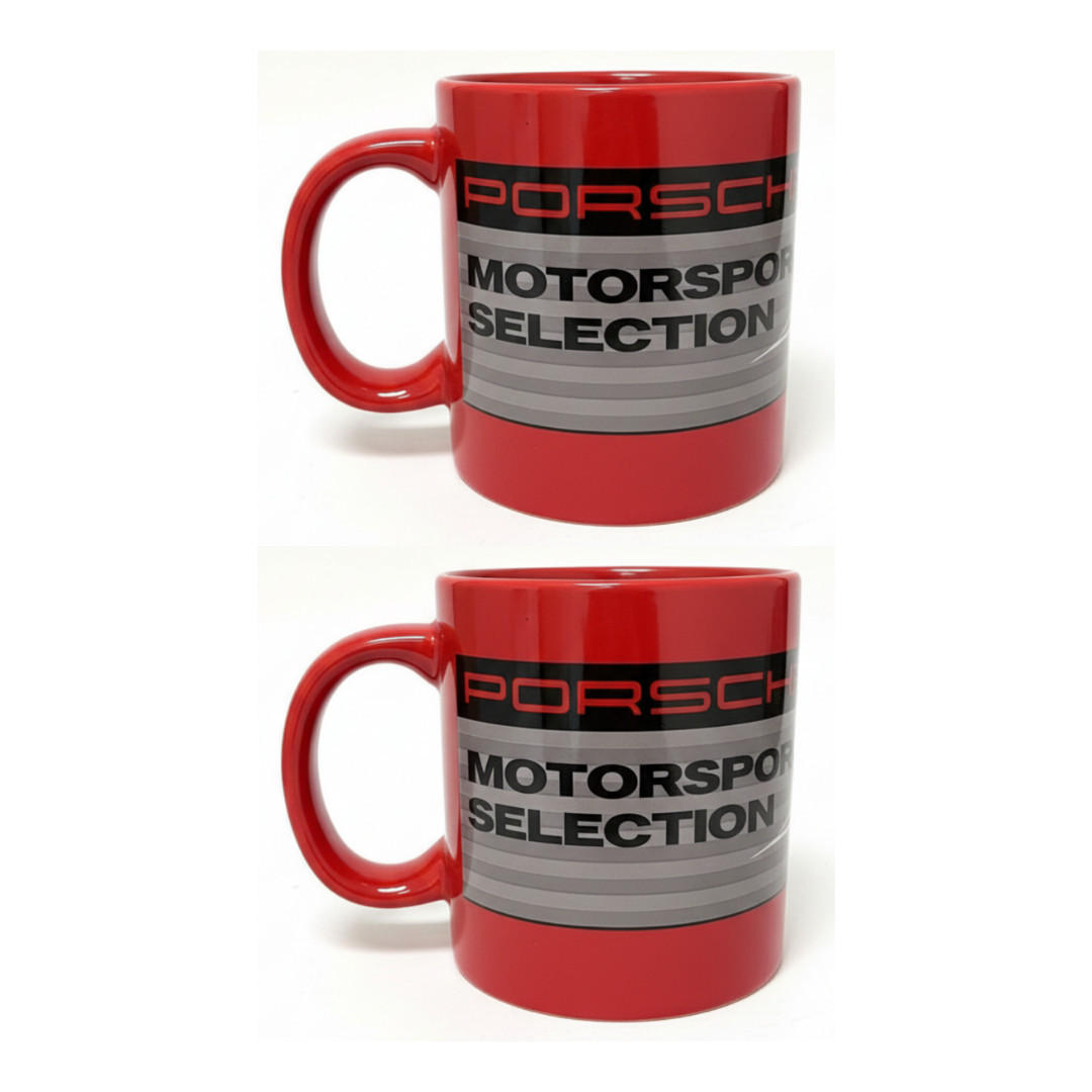 TASSE WAP0502080E Rot 2er Set Porzellan Kaffeebecher Motorsport - Rot, Keramik (0.7L) - Porsche