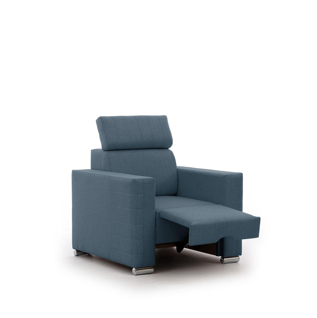 SESSEL Canton In Liverpool - Blau, Holzwerkstoff/Textil (94/92/93cm) - Fun Möbel