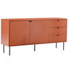 SIDEBOARD 150 cm, Orange - Orange, Holz (40/75/150cm) - Oviala