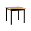 ESSTISCH Max 9, 80/80 cm, artisan - Schwarz/Eiche Artisan, Holz (80/80/78cm) - Leaf Design