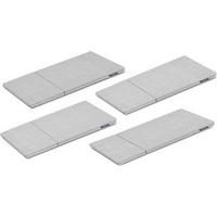 BEZUG-FÜR-KINDERMÖBEL-SET MIRUM, 4 Stück, Grau - Grau, Textil (173/3/80cm) - KONSIMO®
