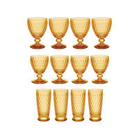 WEIN- & LONGDRINKGLÄSER Boston Coloured saffron 12er Set - Gelb, Glas - Villeroy & Boch