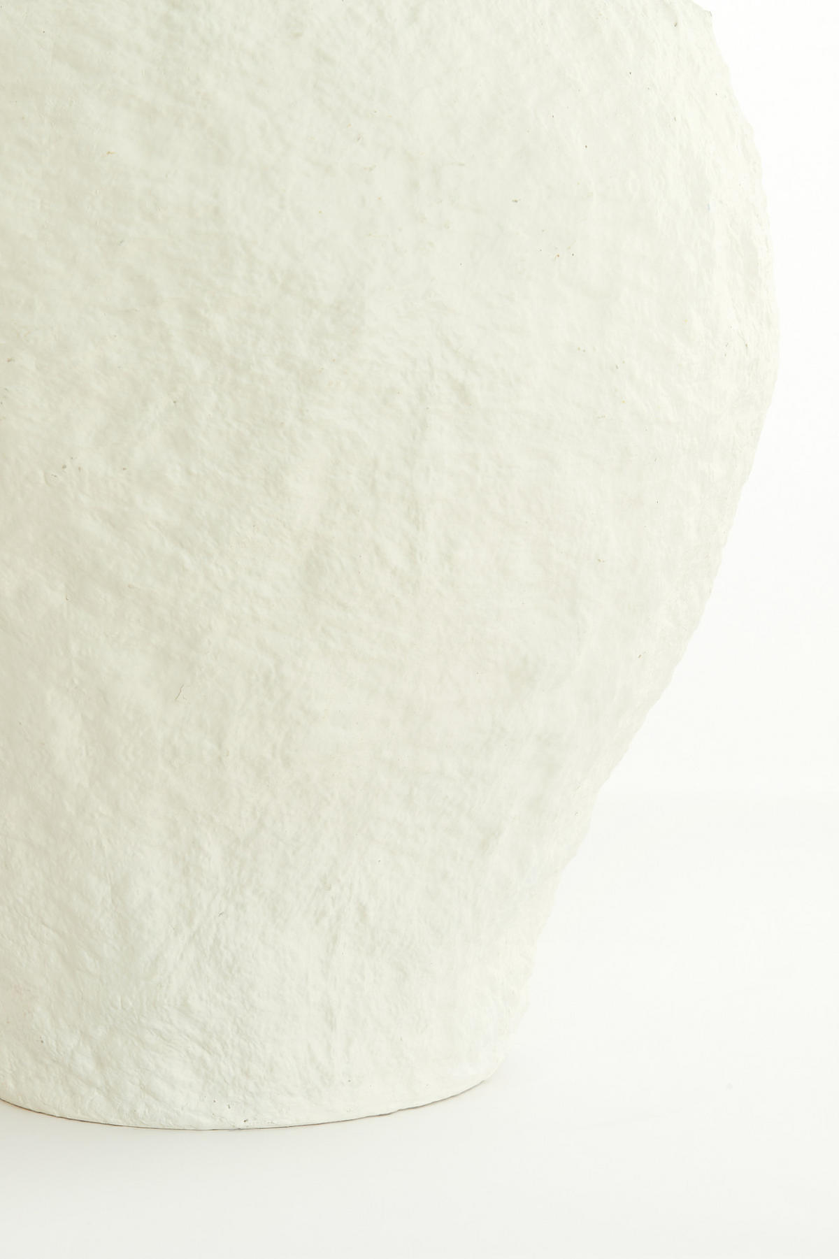 VASE Pantoja Weiß Ø45/50 cm - Weiß, Kunststoff (50cm) - Light & Living
