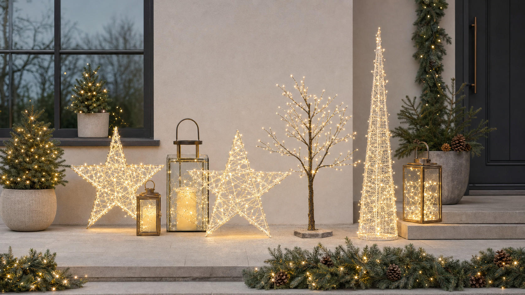 Weihnachtsbeleuchtung für innen und außen