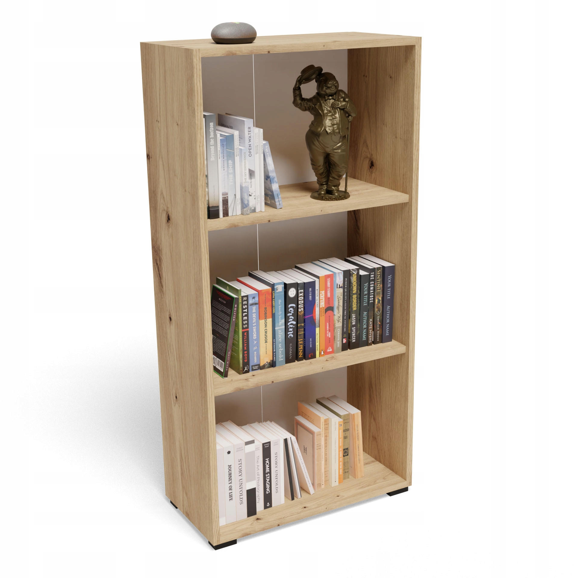 Matkam Möbel Büroregal Eiche Artisan 60x120x30 cm