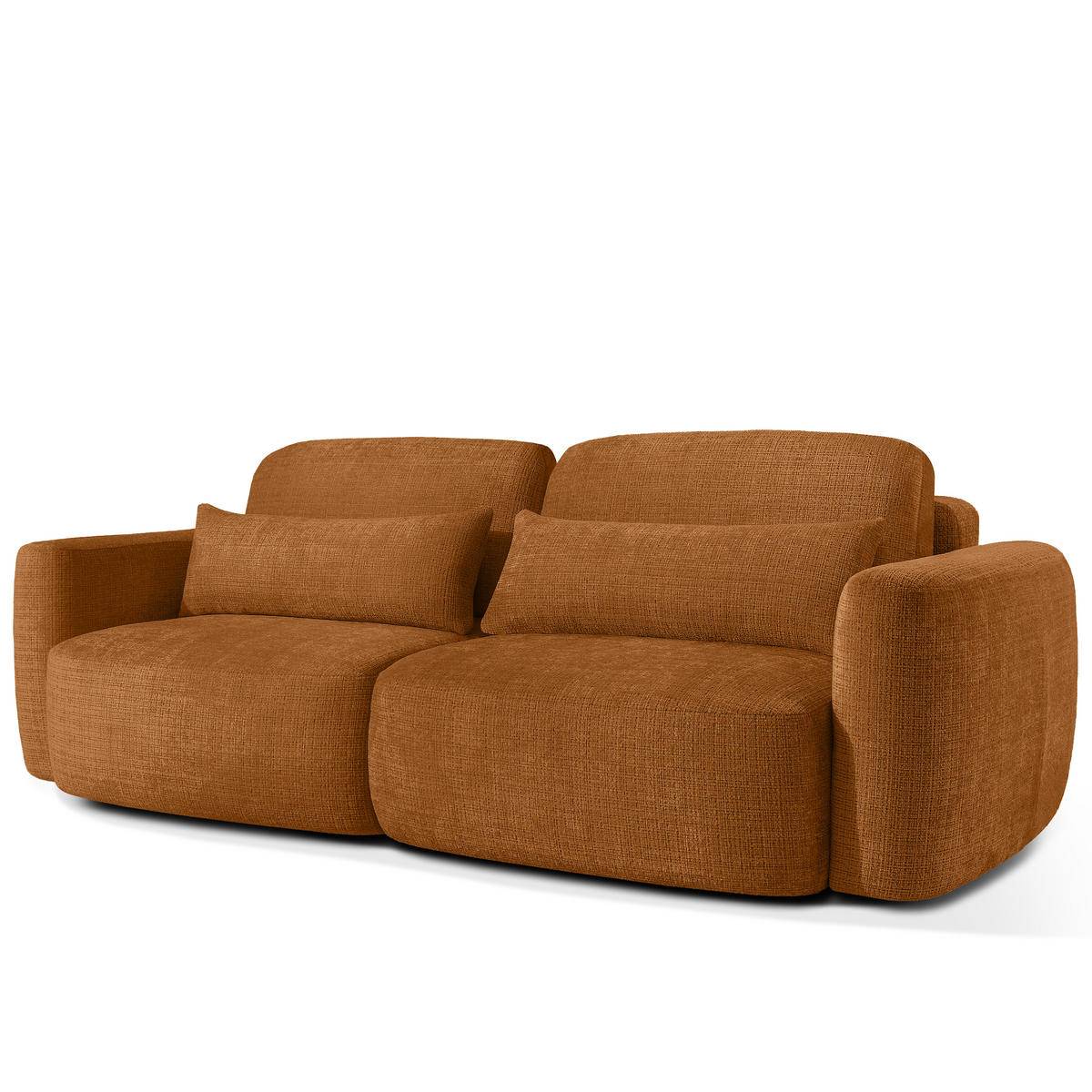 SITZGARNITUR ELOSA - Rot, Holz/Textil (245/85/115cm) - KONSIMO®