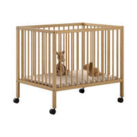 GITTERBETT auf Rollen Keira 3-fach höhenverstellbar Buche massiv natur - Buchefarben, Holz (75/95cm) - 58aufmkessel