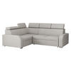 ECKSOFA Oslo 2rR1 80 - Silberfarben/Hellgrau, Holz/Kunststoff (250/200cm) - MIRJAN24