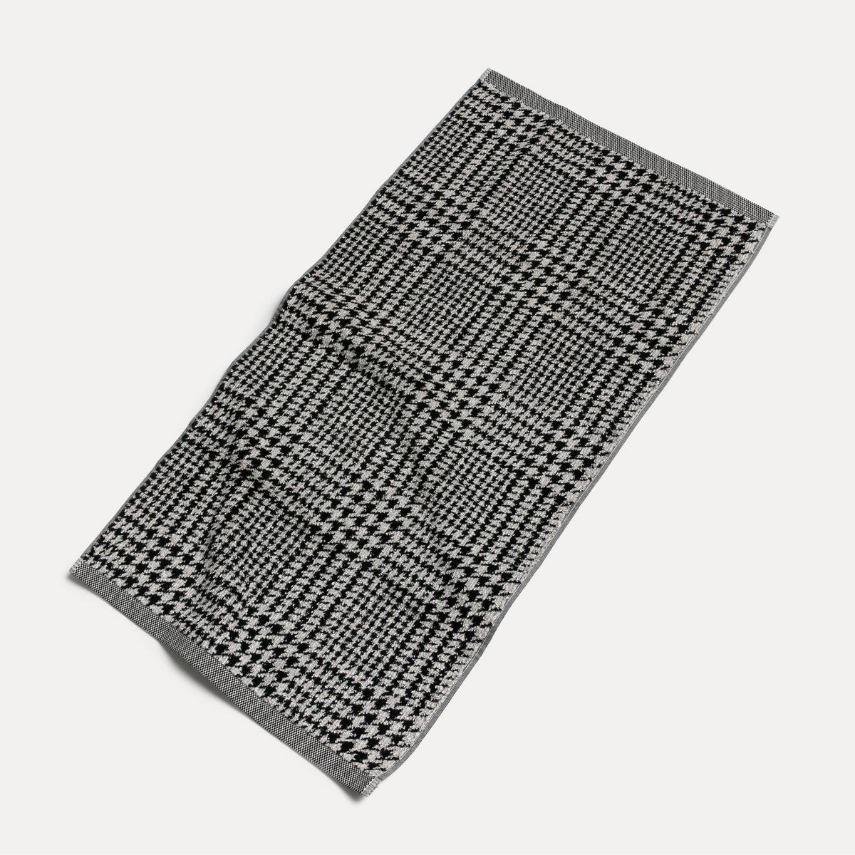 HANDTUCH BROOKLYN - Schwarz/Naturfarben, Textil (50/100cm) - MÖVE