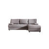 ECKSOFA MOS L Cosmic 160 Rechts mit Schlaffunktion - Grau, Textil (200/143cm) - Bedante