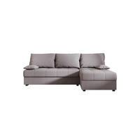 ECKSOFA MOS L Cosmic 160 Rechts mit Schlaffunktion - Grau, Textil (200/143cm) - Bedante