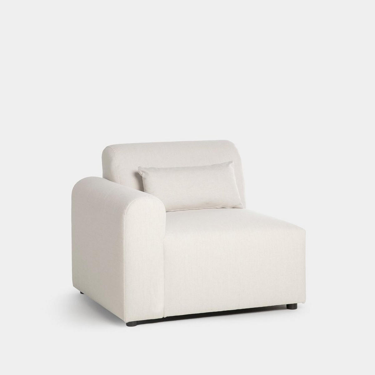 SOFA MODULARES Cillian Beige 100 cm x 87 cm - Beige, Textil (100/87/90cm) - Klast Home